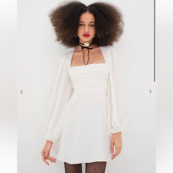 NWOT For Love and Lemons Beatrice Mini Dress L - Picture 2 of 7